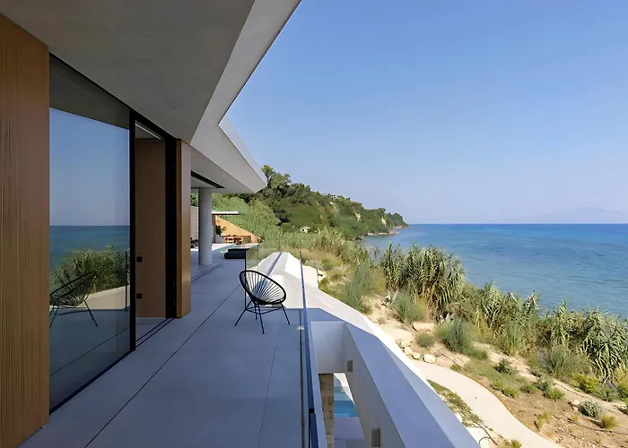 빌라 Opsis Villas, A Beachfront & Architectural Retreat Akrotiri (Zakynthos)