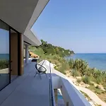 ヴィラ Opsis Villas, A Beachfront & Architectural Retreat Akrotiri